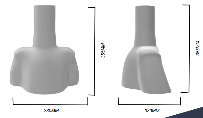 Support de casque de voiture de type Buste "Buste Personnalisée®"