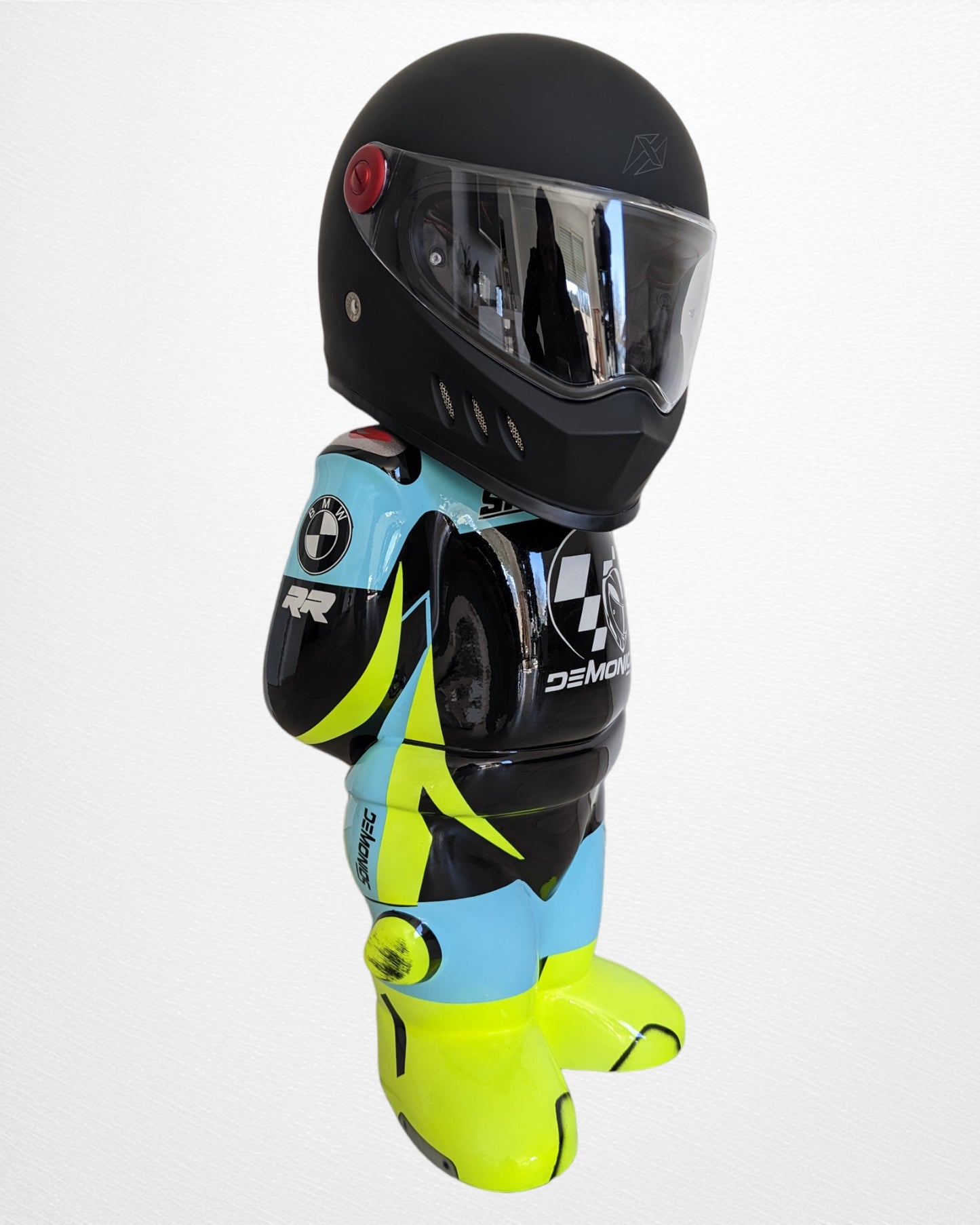 Support de casque de moto de type Pilote "Demonios®"