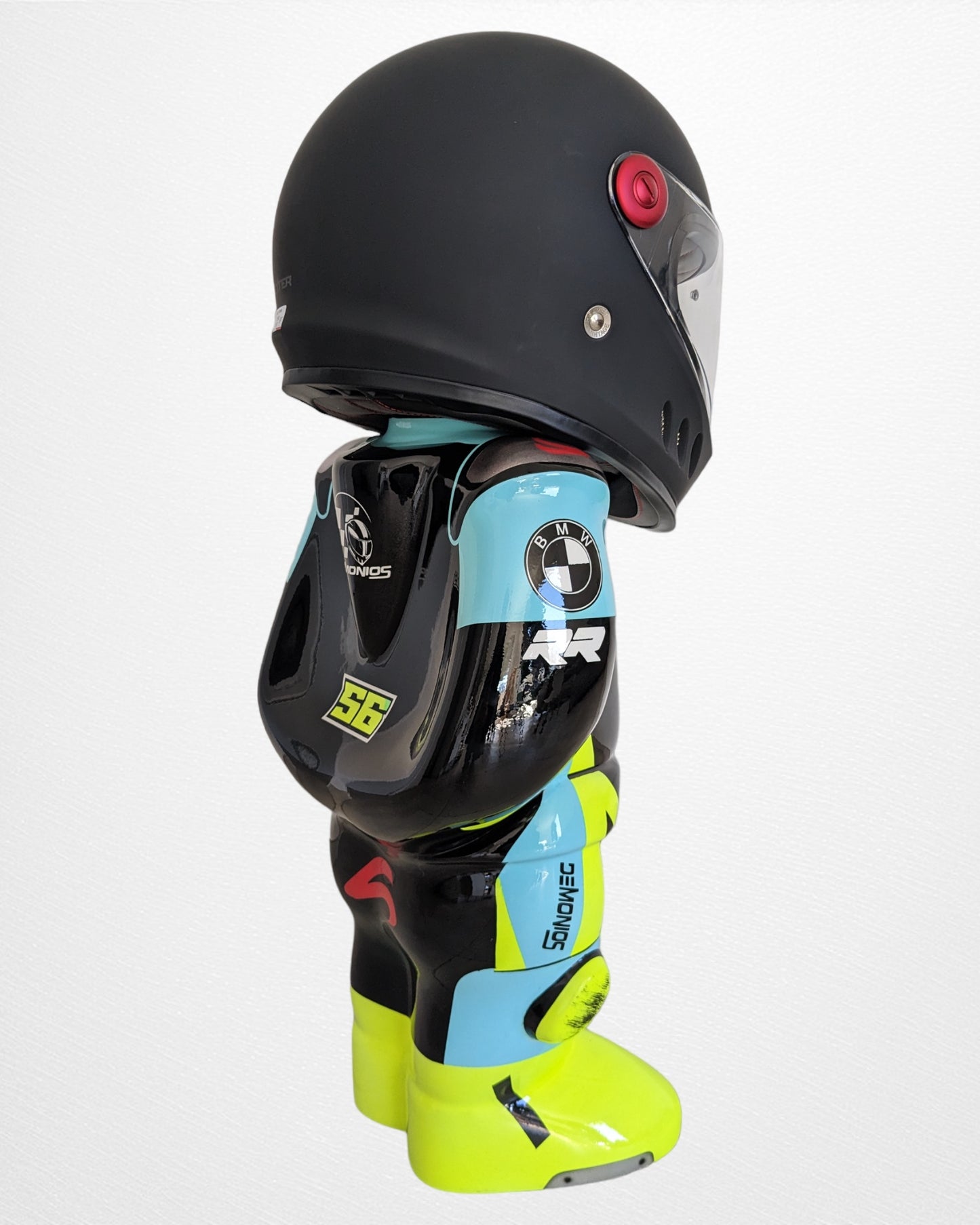 Support de casque de moto de type Pilote "Demonios®"