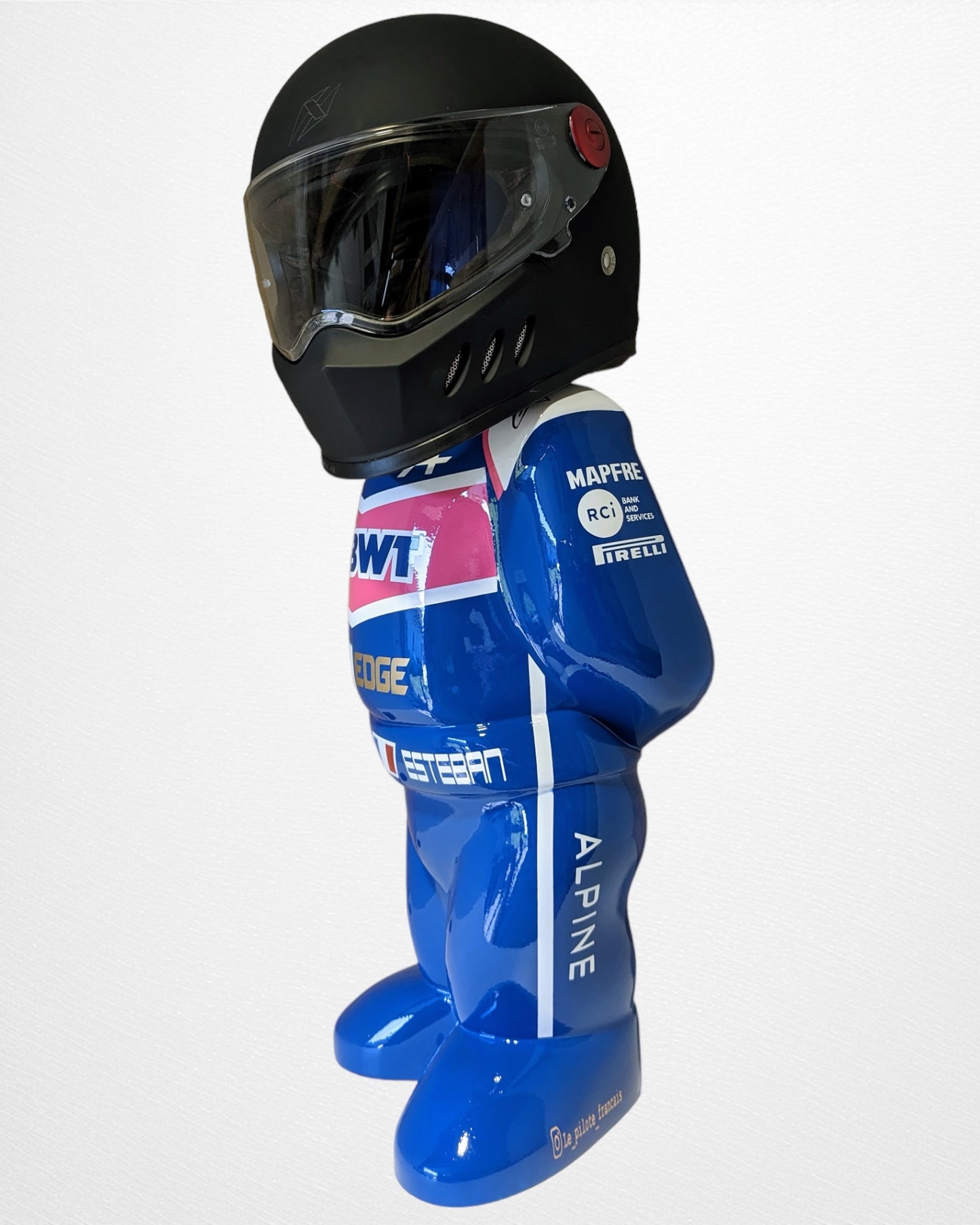 Support de casque de voiture de type Pilote Alpine® "Esteban OCON®"