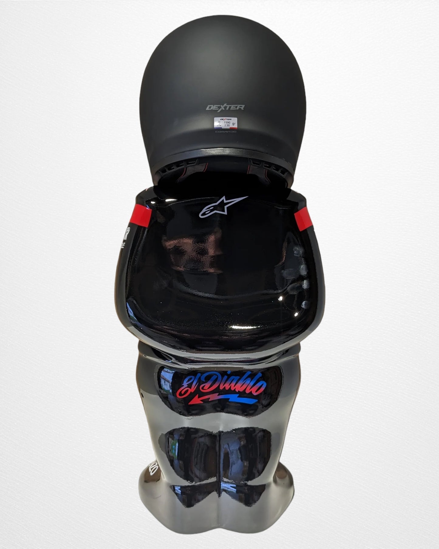 Support de casque de voiture de type Pilote "Alpinestar El Diablo®"