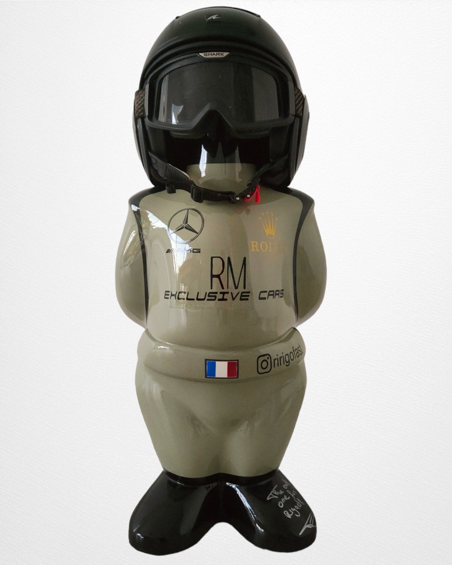 Support de casque de voiture de type Pilote "Personnalisée®"