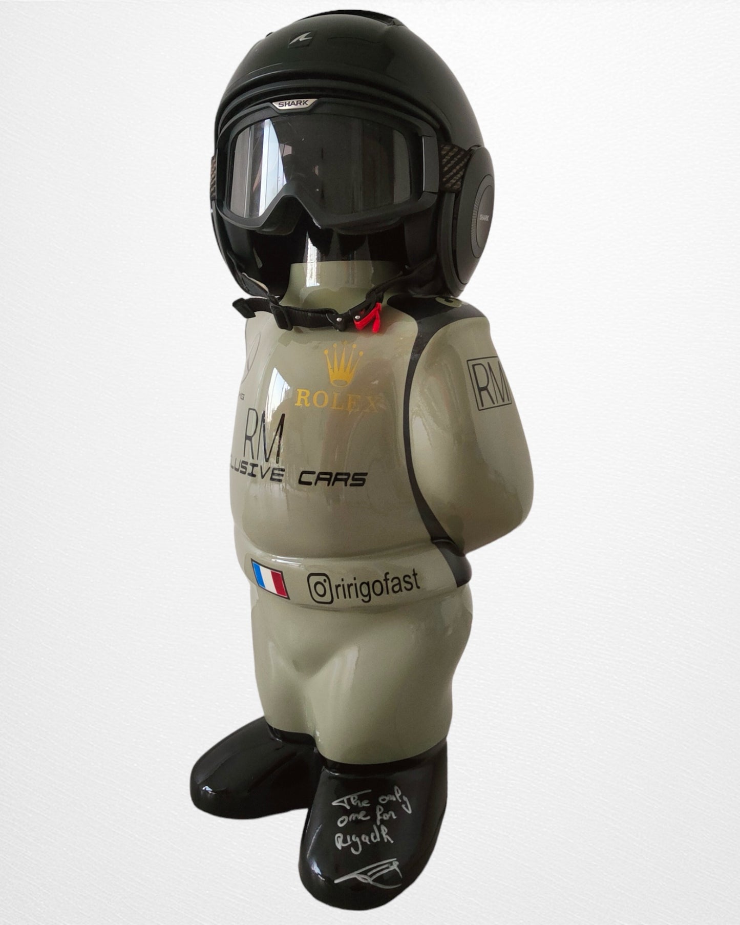 Support de casque de voiture de type Pilote "RM Exclusive Cars®"