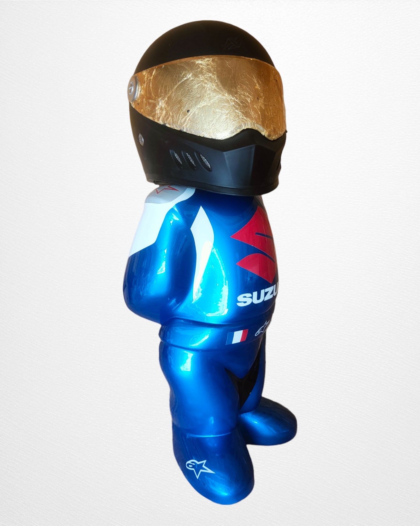 Support de casque de moto de type Pilote "Suzuki®"
