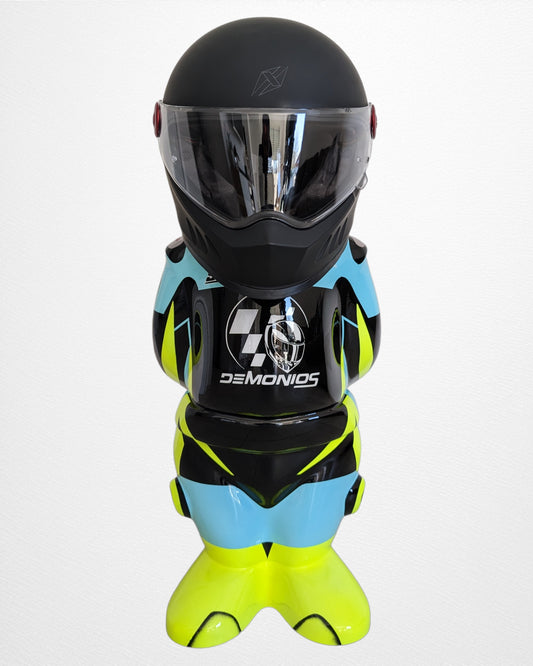 Support de casque de moto de type Pilote "Demonios®"