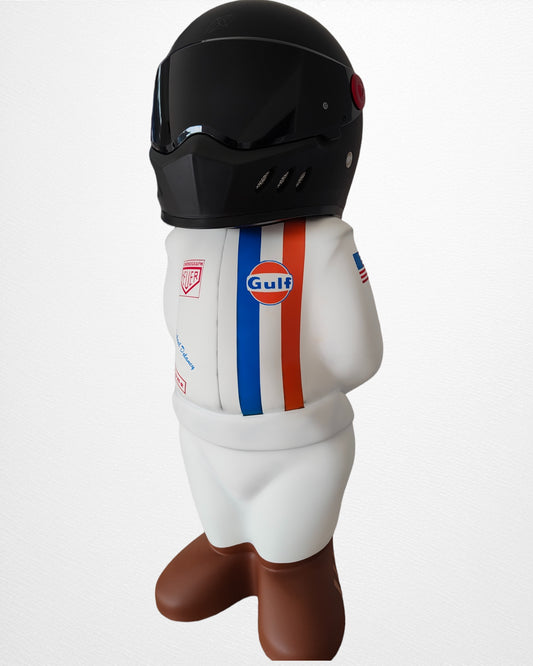 Support de casque de voiture de type Pilote "Steeve MCQUEEN®"