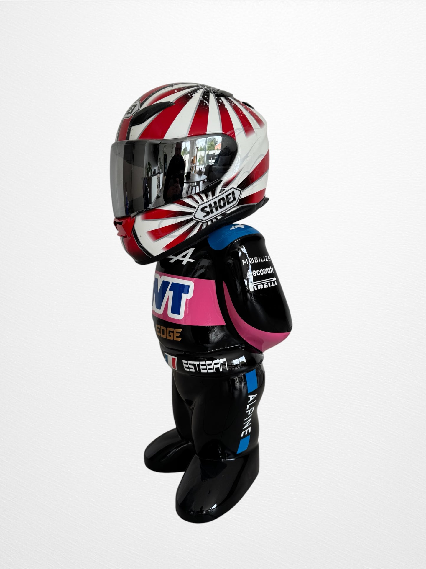 Support de casque de voiture de type Pilote "Esteban OCON®"