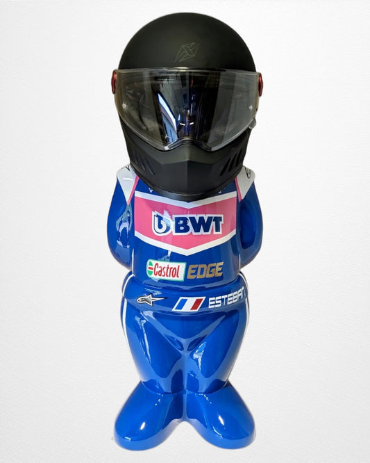 Support de casque de voiture de type Pilote Alpine® "Esteban OCON®"