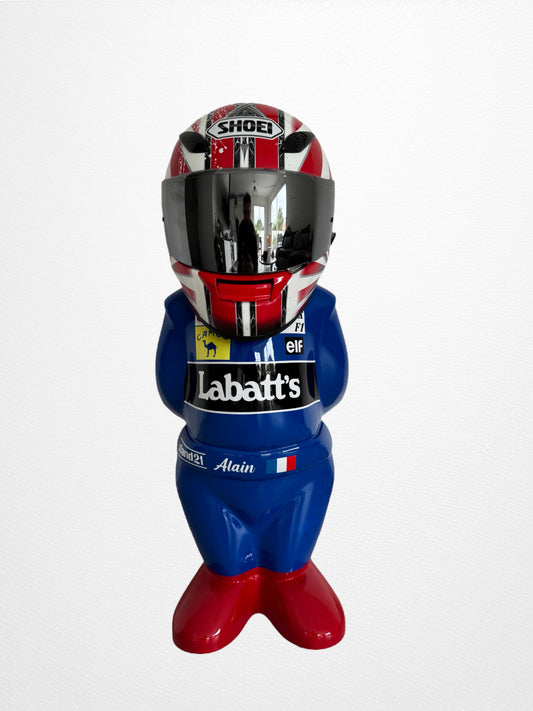 Support de casque de voiture de type Pilote "ALAIN PROST®"