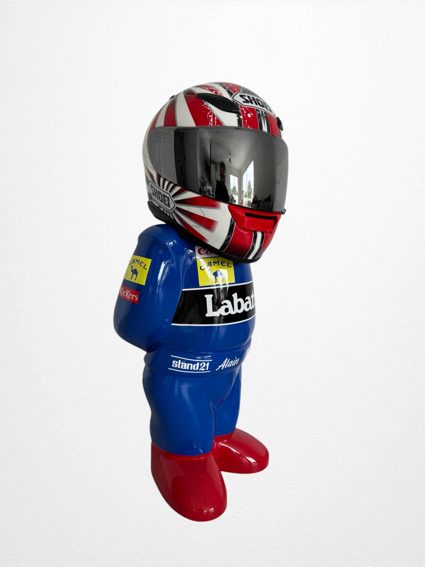 Support de casque de voiture de type Pilote "ALAIN PROST®"