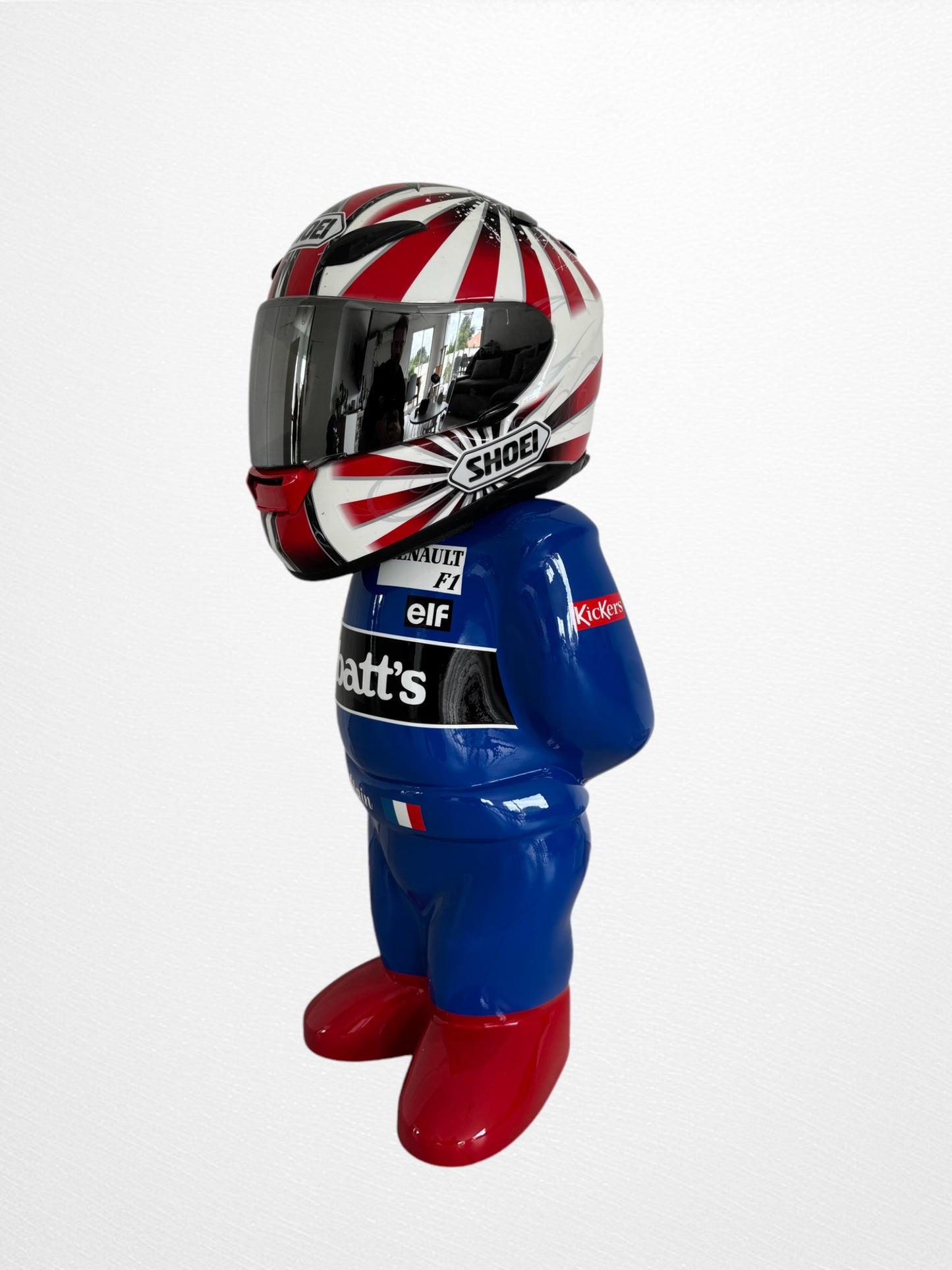Support de casque de voiture de type Pilote "ALAIN PROST®"