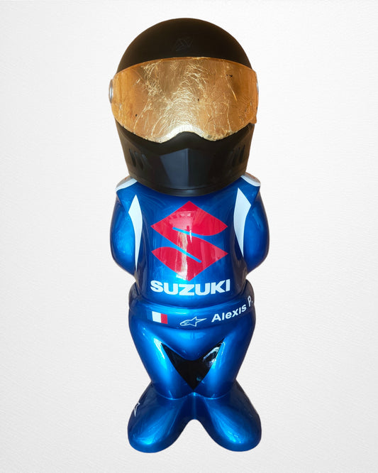 Support de casque de moto de type Pilote "Suzuki®"