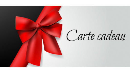 Carte Cadeau d'une valeur de votre choix